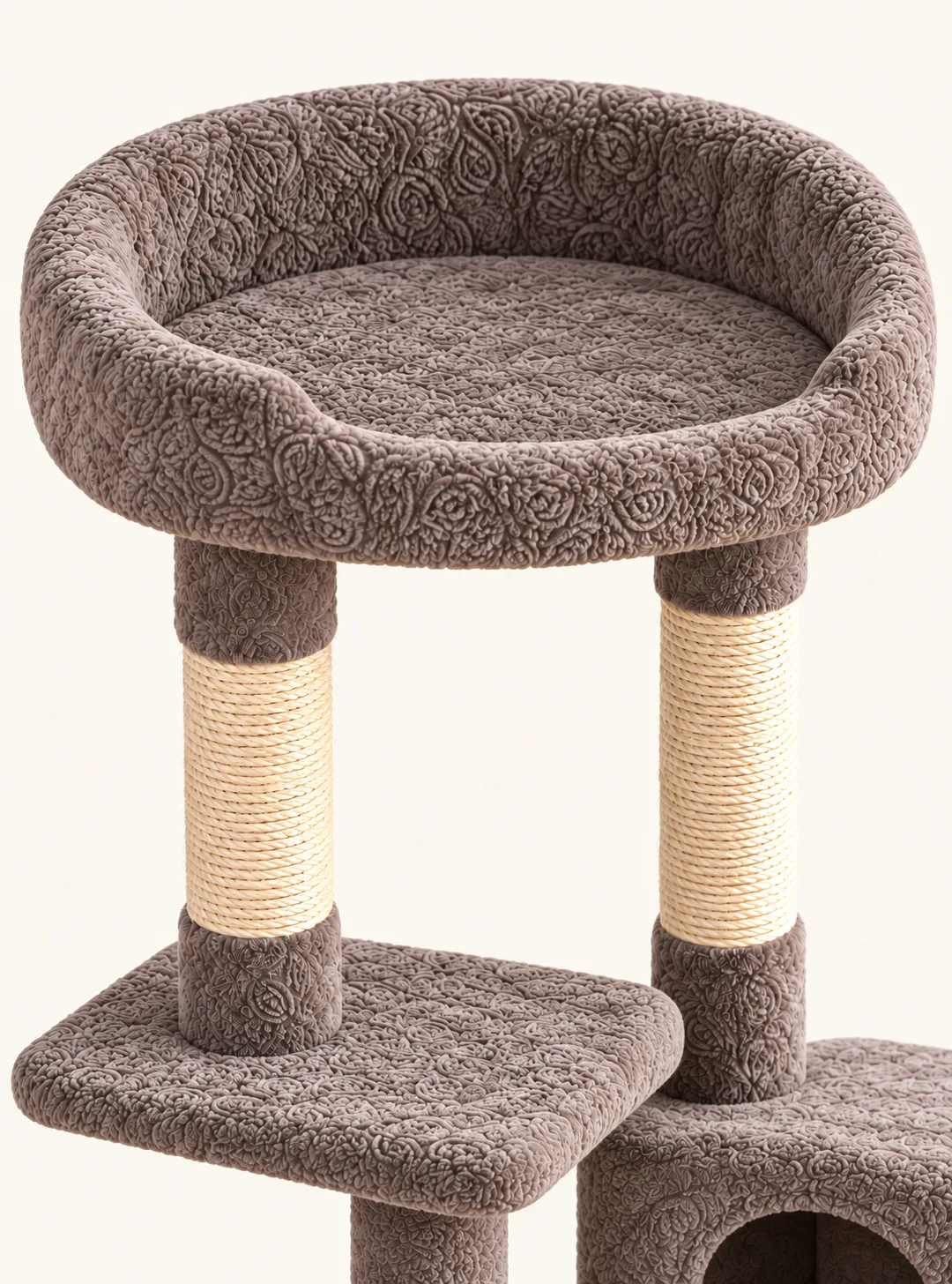 Round top bed detail