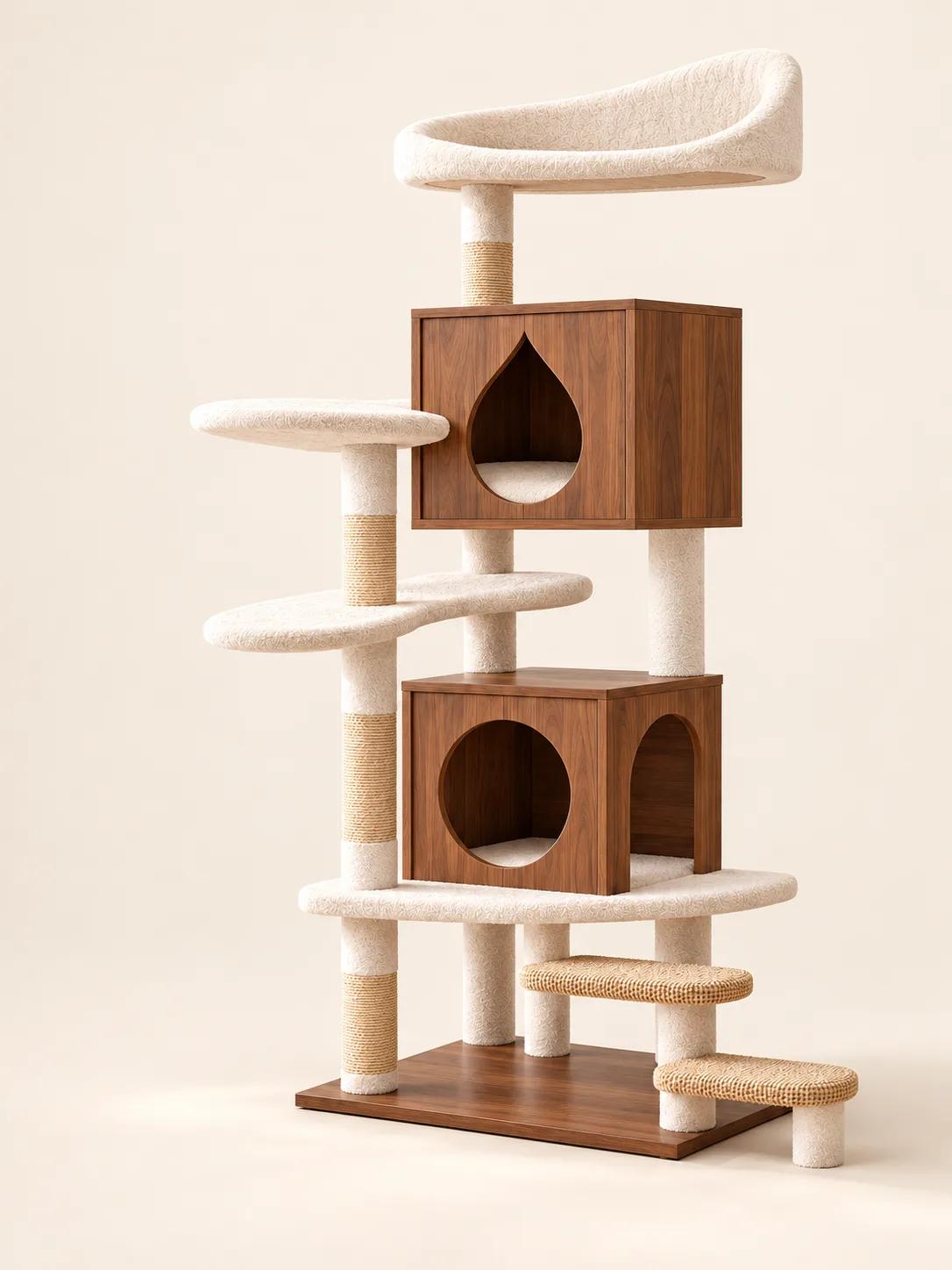 Boardwalk cat tree, full view