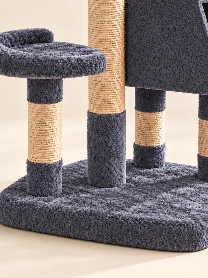 Side perch, posts and base
